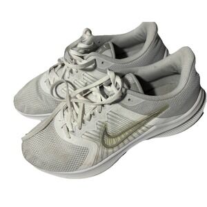 Nike Downshifter 10 Pure Platinum Women's 8M Athletic Running Shoes CW3413-100